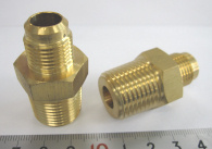 六角棒材NC旋盤加工製品